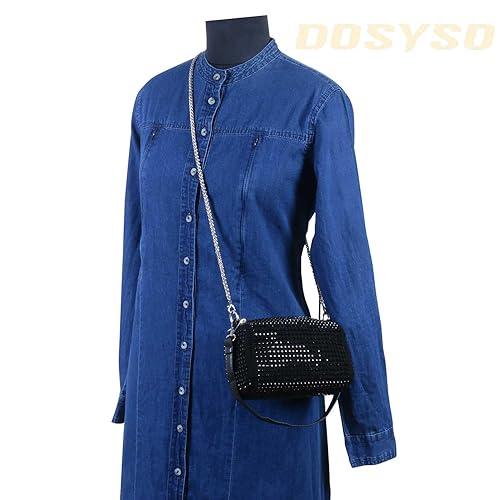 Rhinestone Crossbody chain sling Bag for women Evening Clutch Handbags for Girls