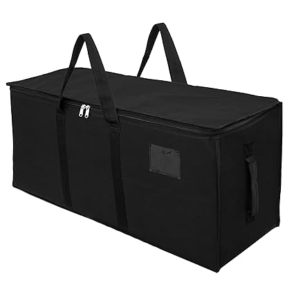 Multi-Purpose Moisture Proof Extra Large Toys/Stationery Paper/Blankets/Clothes Storage Bag/Moving Bags/Shifting bags (Black,86x34x54 cm)-Rectangular