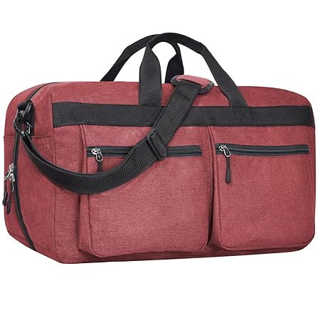 Duffel Luggage Bag, Packing And Storage - Men And Women - (38 L, Maroon, Polyester, 28 Cm, Duffle Bags)